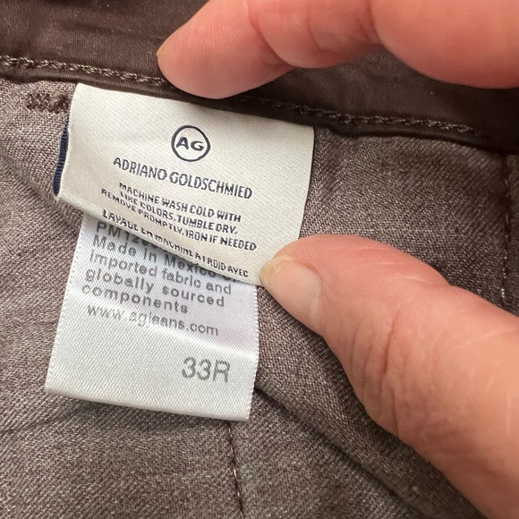 Adriano Goldschmied The Marshall Slim Brown Pants - Picture 5 of 5